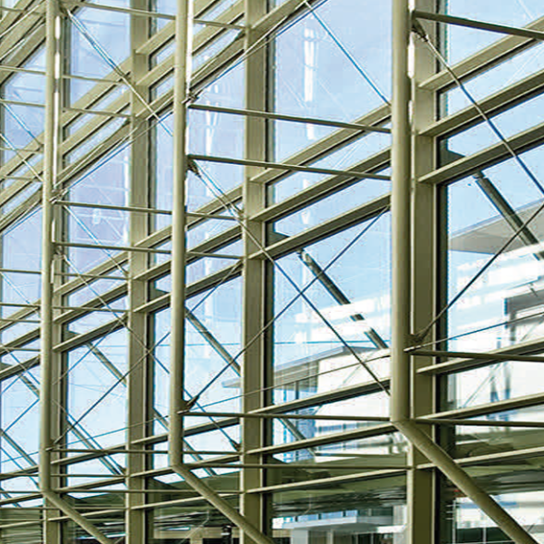 NO DISPONIBLE :: PROVISIÓN E INSTALACIÓN DE FACHADA DE VIDRIO CON ESTRUCTURA METÁLICA