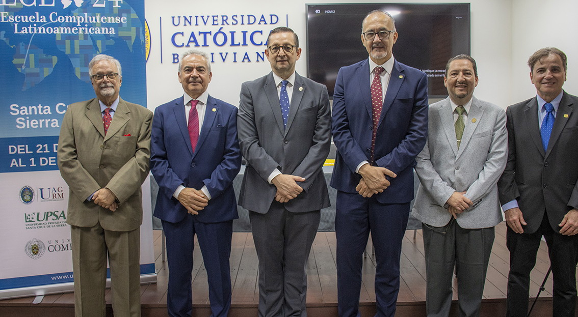 Lee más sobre el artículo ESTUDIANTES DE BOLIVIA, ESPAÑA Y LATINOAMÉRICA INICIAN CLASES EN LOS CURSOS DE ESPECIALIZACIÓN DE LA XXXV ESCUELA COMPLUTENSE LATINOAMERICANA SANTA CRUZ 2024
